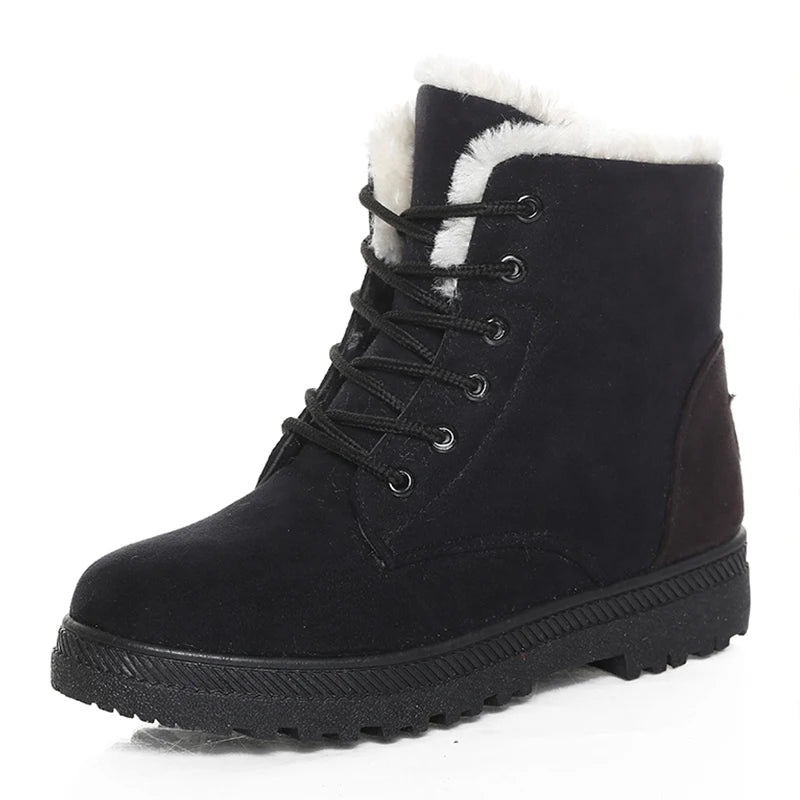 Botas femininas com forro interno